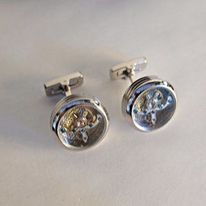 Exposed gears Cufflinks